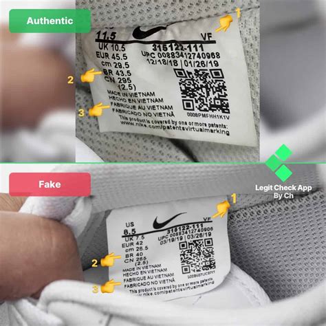 how to know if nikes are fake|nike authentic serial number check.